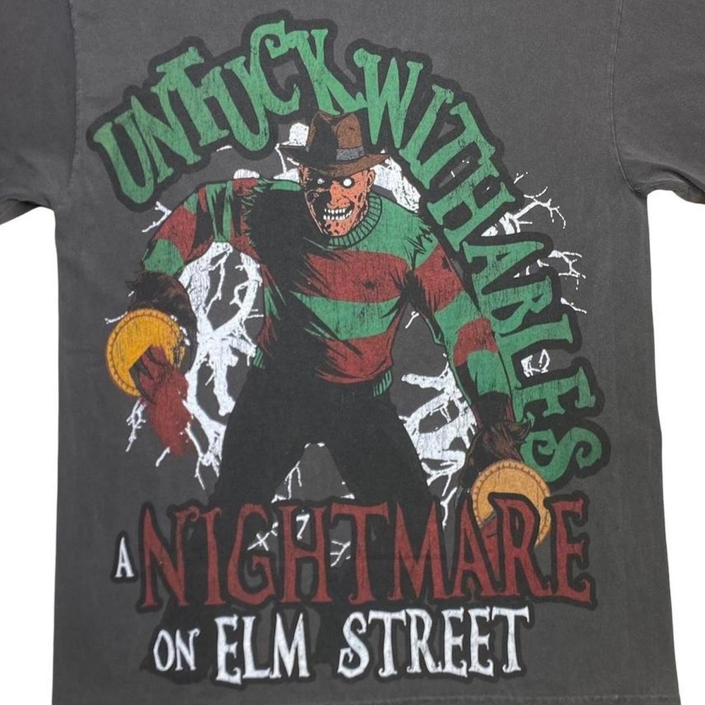 Unfuc*withables LA x Nightmare on Elm Street x Halloween Freddy horror shirt M